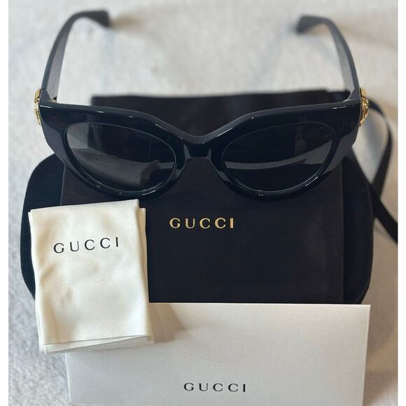 Brand New Gucci Sunglasses - GG1408S 001 Size 52-21-140 L main image 6